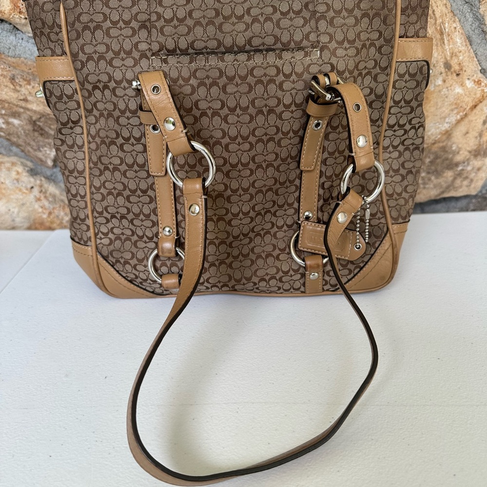 Coach Brown Medium Zip Purse - Picture 3 of 5